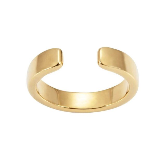 Crystal Magnetic Therapy Ring (Gold) (5)