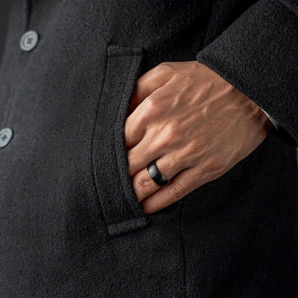 Magnetic Therapy Ring (Brushed Black) - Image 7