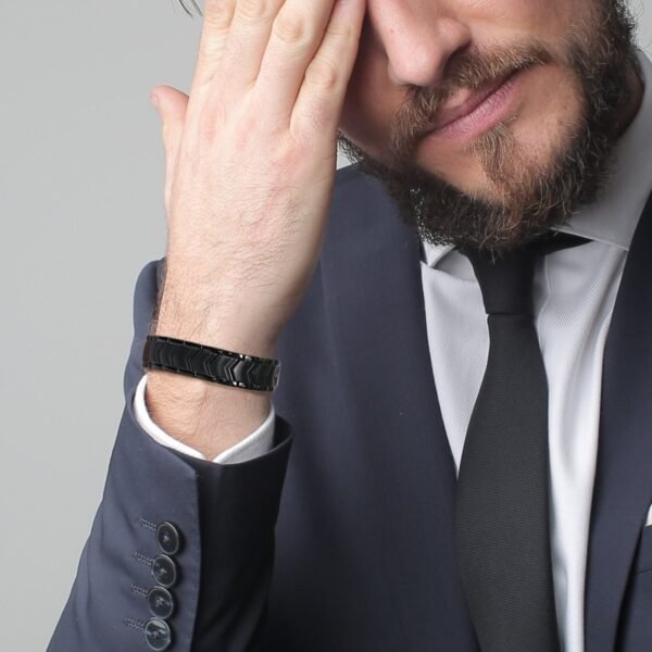 Powerful Ultra Strength Mens Magnetic Therapy Bracelets - Image 2