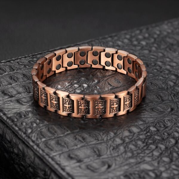 Most Effective Copper Mens Powerful Magnetic Therapy Bracelet (4)