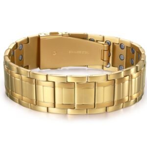 Powerful Strength Gold Stainless Steel 3X Magnetic
