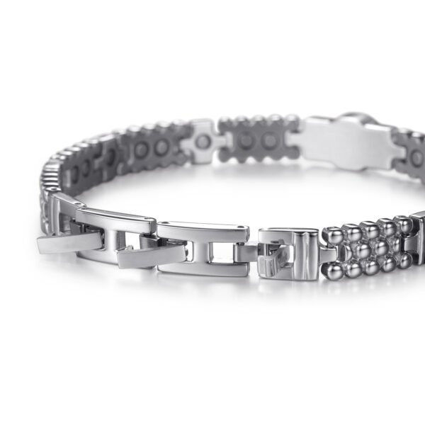 Powerful Women Blue Crystal Magnetic Therapy Bracelet (5)